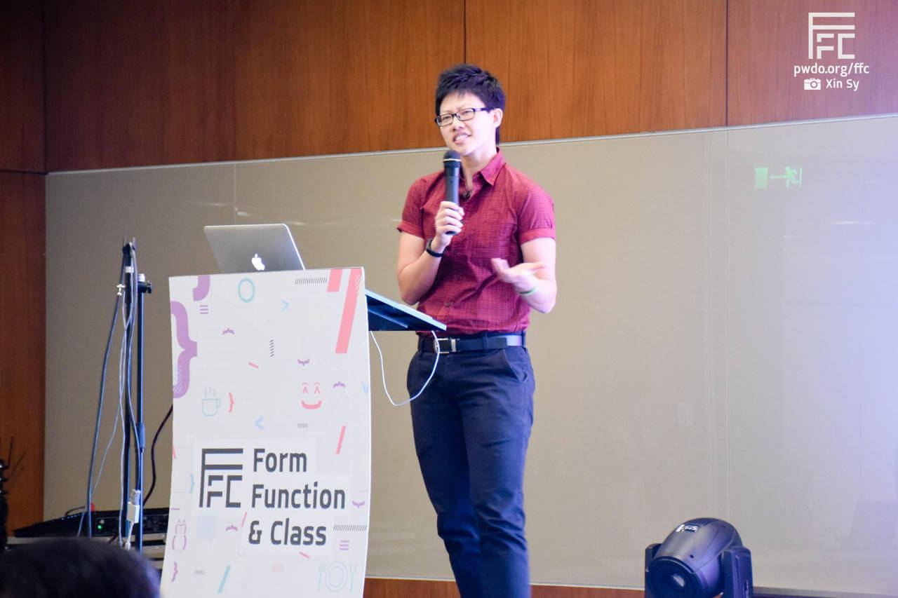 Hui Jing Chen speaking.